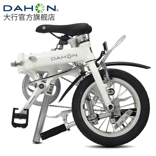 DAHON 412 folding bicycle 14-inch single-speed ultra-light mini aluminum alloy student adult bicycle BYA412 white