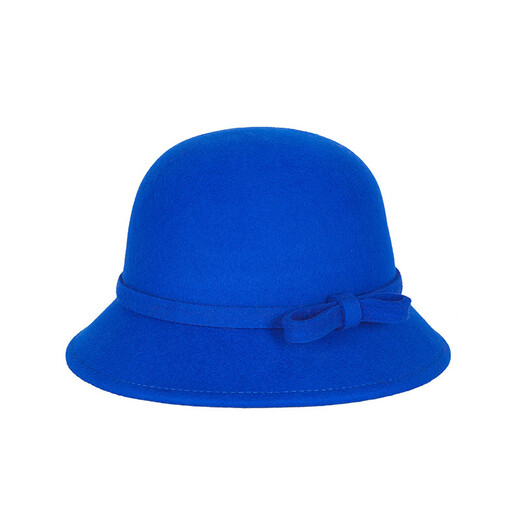 Qianzi charming felt hat women's 2025 autumn and winter woolen hat outdoor pure wool spring and autumn basin hat for women, dark khaki color, one size 56-58cm