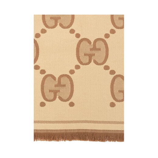 Логотип Gucci Scarf Printed Двойной шерстяной шерстяной шарф [Spot] 581537 3G200 9764
