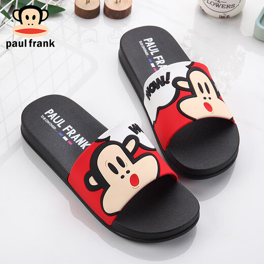 Big Mouth Monkey Big Mouth Monkey Sandals and Slippers for Men and Women Couples Home Bathroom Slippers Indoor Household Shoes Outdoor Beach Shoes 6218 Big Red 44 Suitable for daily wear 42/43