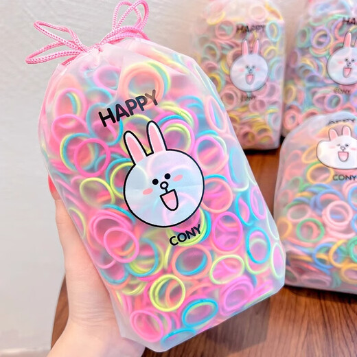 Beiyipin children's elasticity is good and does not hurt the hair. Small rubber band baby tie small thumb hair ring little girl hair rope hair rope