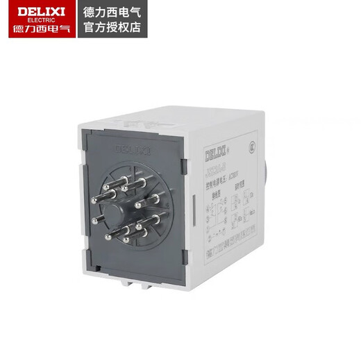 Delixi cycle time relay power on and off delay JSZ3A-BCD adjustable 220V380V24V JSZ3A-A/AC220V without seat