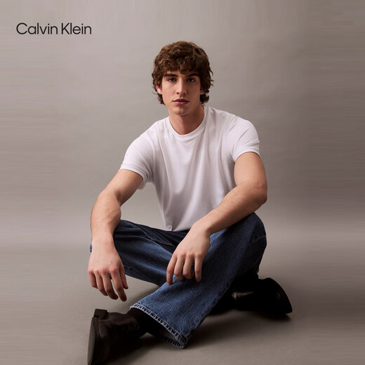 
Calvin KleinJeans [Replica 90 Series] 25 Spring and Summer Men and Women Same Model ck Retro Straight Jeans 4RB701G U1W-Denim Light Blue 34
