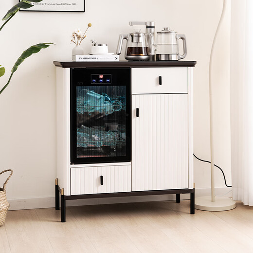 Xiaomi Mi Department is a new universal tea bar machine for elderly and children, boys and women, water dispenser, household fully automatic high-end light luxury living room with disinfection intelligent integrated cabinet, insulation + boiling water + disinfection 9922la three doors - warm