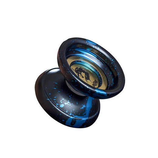 Yunya Metal Yo-Yo Game Dead Sleep Professional 10-bead Bearing Yo-yo Aluminum Alloy Yoyo Ball Toy Dragon Soul Black Silver