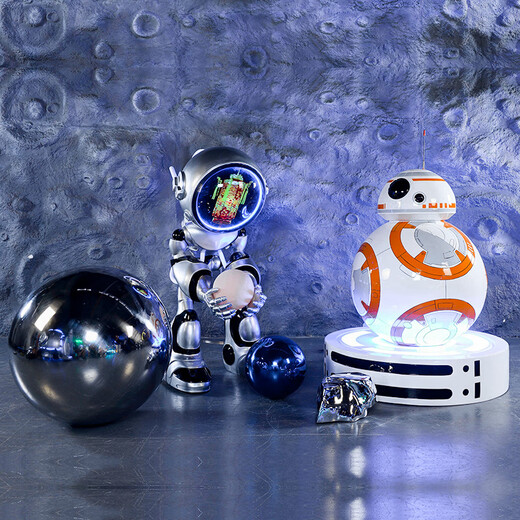 Ji Litian Cyberpunk Space Roboter Innen- und Außentechnologie -Atmosphäre Skulptur Ornamente Modell 2