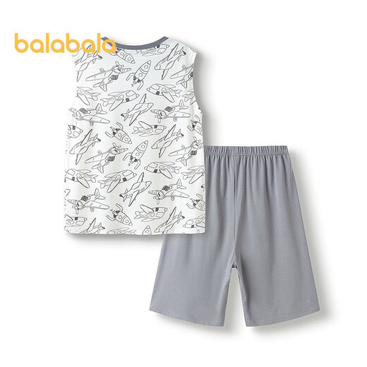 
Balabala children's vest set summer air conditioning suit boys and girls pajamas small middle and big children's home clothes 208225171203
