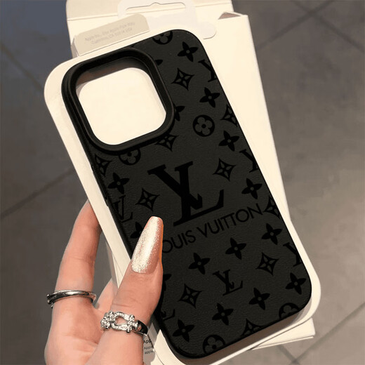 Apple rouge (Apple rouge) LXV adapté à Apple 15 Promax Mobile Phone Case Nouveau iPhone 14-Sensory 13Pro Leather Pattern 12 Trendy Brand 11 English Original Leather Pattern - Sand Pink - TDL TRENDY BRAND LXJ15673 iPhone 16Promax