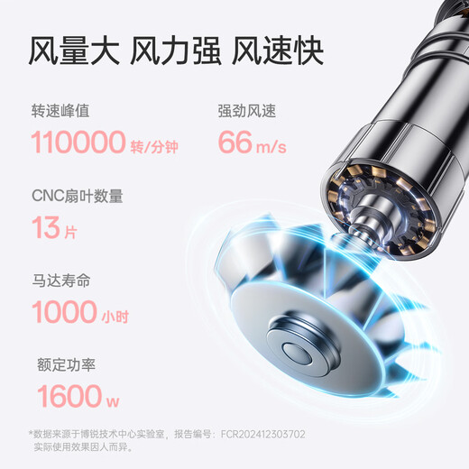 POREE high-speed hair dryer for household use with 200 million+ negative ions for hair care, strong wind, quick drying and noise reduction, portable high-power hair dryer as a holiday birthday gift for your girlfriend, NTC intelligent constant temperature system, True Love Powder PH1651