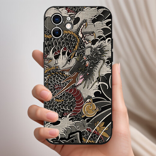 赫致老传统纹身手机壳苹果15华为mate60国潮iPhone14promax小米13中国风OPPO刺青vivo图案p60复古50定 JLA14126老传统纹身-黑色 iPhone 15 Pro