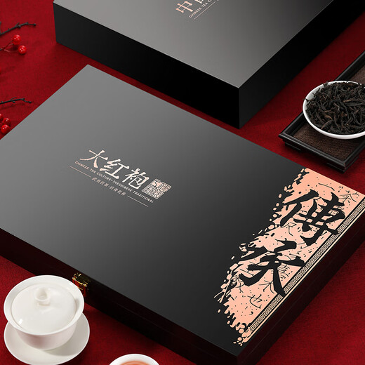 Tee Mann Ji Oolong Tee Fujian Wuyi Dahongpao 250g mittelfeuer Geschenkbox Tee Feiertagsgeschenk