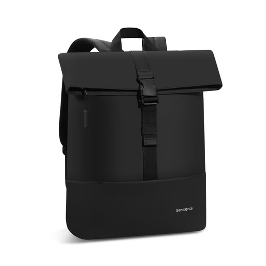 Samsonite (Samsonite) Urban Commuter Large Capacity Backpack Casual Flip Design Business Travel Commuter Bag Backpack TR1 TR1*09030 Black