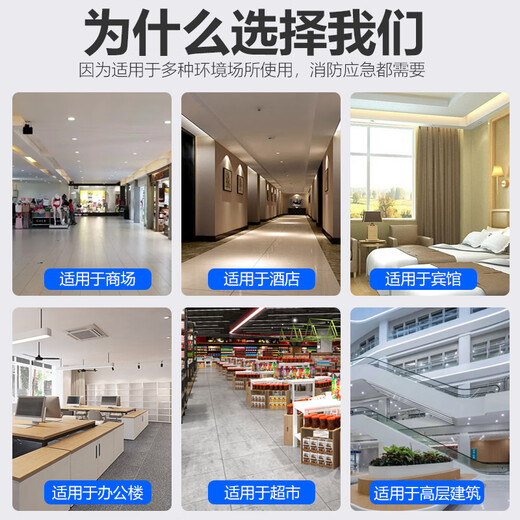 Yichen multifunctional indicator emergency fire light LED emergency indicator evacuation safety exit sign emergency light new national standard single-sided safety exit