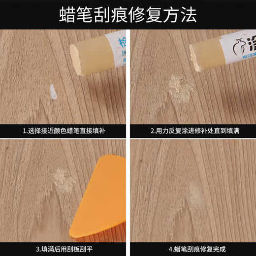 Zuozhixun furniture repair crayon set touch-up pen furniture nail hole repair wardrobe scratch repair repair damaged color repair pen 20 colors full color set