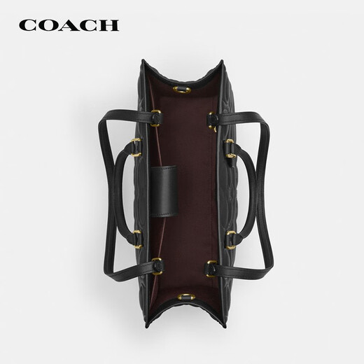 Coach (Coach) [Direkter Markenversorgung] Frauen Maggie Large Schultertasche Schwarz Cy672Imblk