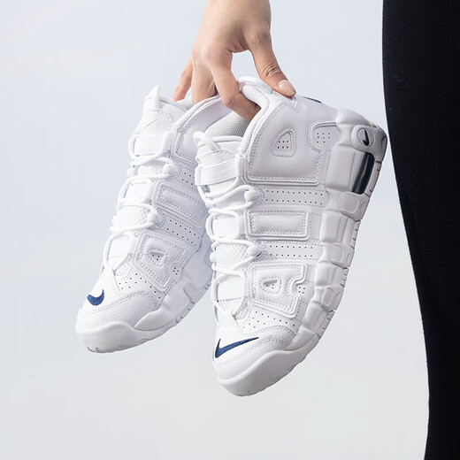 耐克（NIKE）女鞋新款运动鞋皮蓬AIR MORE UPTEMPO缓震训练休闲鞋 DH9719-100 35.5