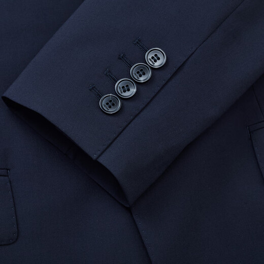 
Jiumuwang men's suit jacket men [including 30.7% wool, same style in the mall] 2025 spring business casual suit Slim A+ Navy Blue + JX1EV10421 M 170/92A(48)