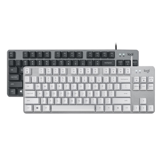 Logitech K835 Teclado mecánico Wired Periférico de 84 teclas PERIPHERALES ESGA DE TEA DEL JUEGO AZUL Y NEGRO Eje de té negro K835 Black Blue Azule Caja sin sellos para el uso de autoego Alto Oficial Estándar X No X 84 Key x TT