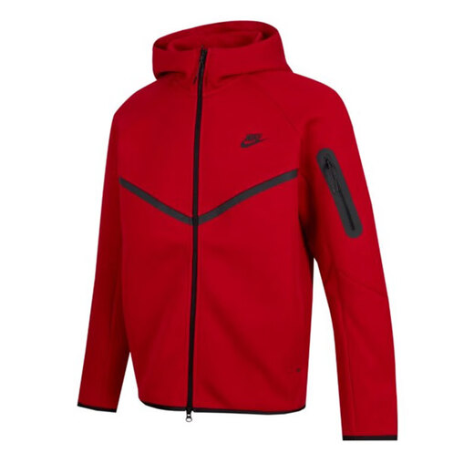 
Nike (NIKE) jacket for men's spring new fitness training sportswear hooded windproof casual jacket HV0950-010 HV0950-687 fitness red/black M