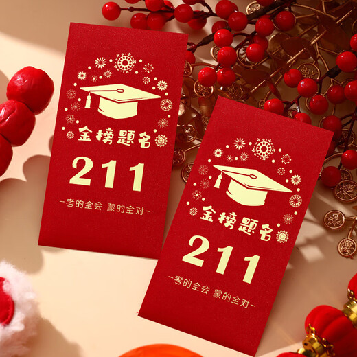 Clcey College -Aufnahmeprüfung rotum Envelope Goldliste Titel Kreatives Einschreibungspaket Neu 985 High School Aufnahmeprüfung Studenten Gewinnsiegel 985 Gold Stamping Red Envelope
