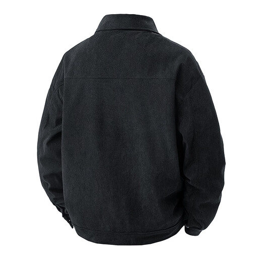 Cat Man Jacket Men's Spring and Autumn Corduroy Casual Jacket Versatile Trendy Loose Outdoor Sports Brown 2XL