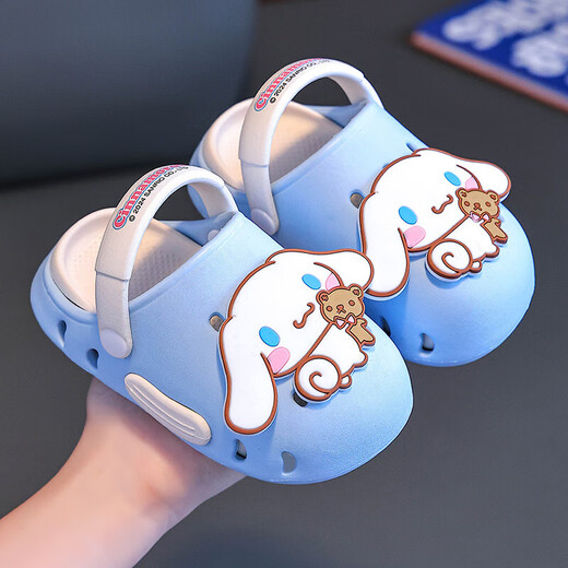Melody Sanrio Children's Croc Shoes Girls Princess Beach Wading Shoes Baotou Culomi Soft Sole Sandals Melody 19cm Inner Length Approximately 17.5cm