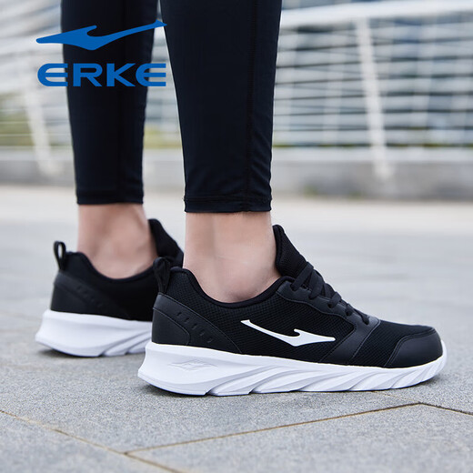 
Hongxing Erke men's shoes summer running shoes 2025 new soft sole men's jogging shoes lightweight mesh breathable casual sports shoes, black 3291 [mesh breathable] 40 Quality assurance