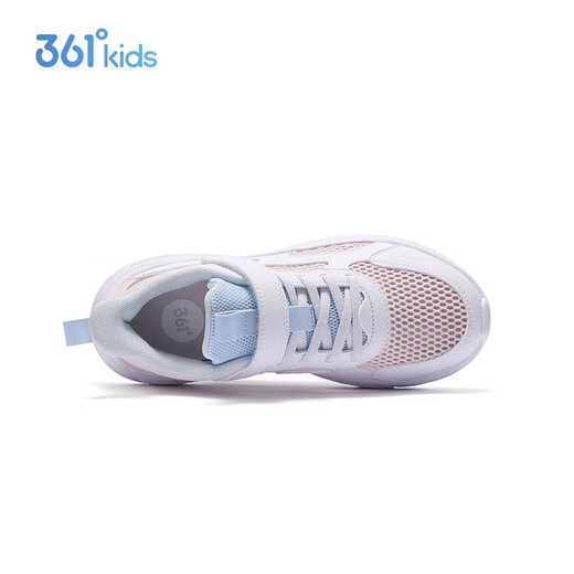 361 children's shoes, children's running shoes, 25 summer boys and girls breathable cushioning, light and soft campus sports shoes, pink 37