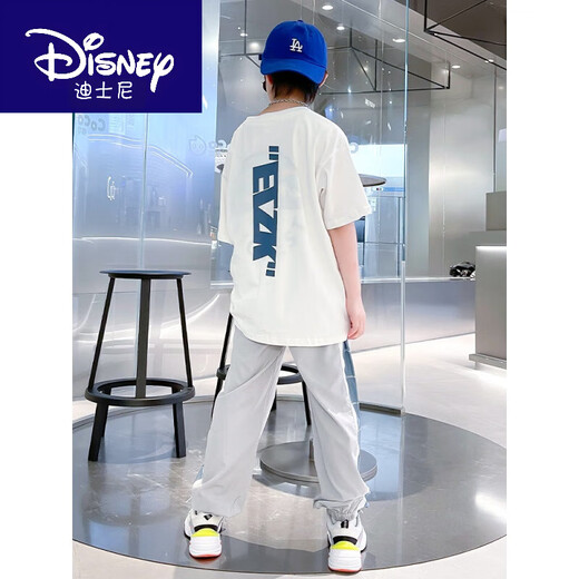 Disney (Disney) Traje de verano para niños Niños de tamaño mediano Pantalones de manga corta Sports Summer Traje de verano de moda