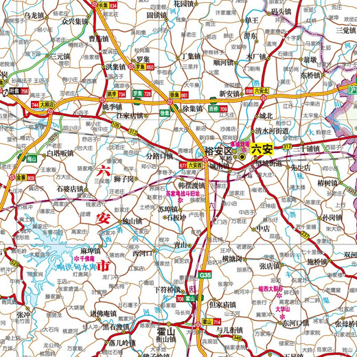 2025 New Edition Anhui Self-Driving Tour Atlas - China Provincial Self-Driving Tour Atlas Series (2nd Edition) (Anhui Map Tourism Map) Travel Equipment Self-Driving Tour Equipment