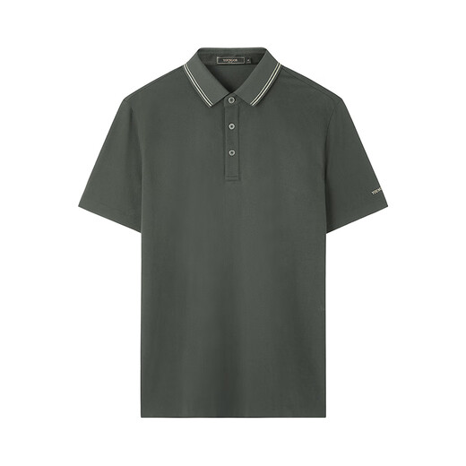 YOUNGOR short-sleeved POLO shirt men's lapel cool fabric instantly cools, skin-friendly, smooth and breathable 2025 olive green VSET533129PCA L (recommended 135-150 Jin Jin equals 0.5 kg)