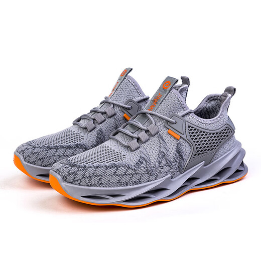2025 Nouvelles chaussures décontractées Chaussures minces respirantes pour hommes Chaussures en maille à la mode masculines Chaussures de sport chaussures de lame chaussures noir et bleu 41