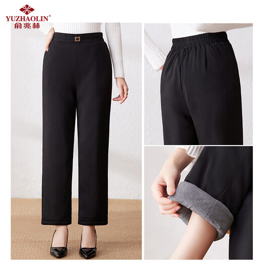 Yu Zhaolin middle-aged and elderly women's winter 90 white duck down down pants mom plus down pants grandma warm pants Y244K3020