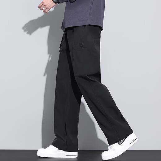 Jeep Spirit Casual Pantalon Spring and Automne Nouveau style Sports tendances Sports Loose Pantalon Straight Pantal