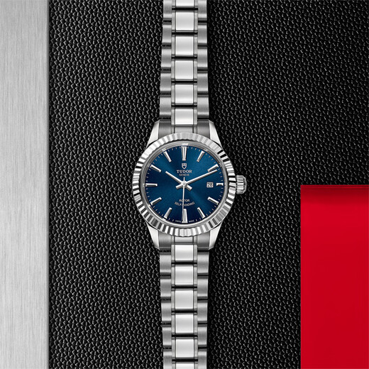 Tudor (Tudor) Swiss Tudor Tudor Fashion Series 28mm Автоматическая механическая полоса дрессировка Fashion Watch Watch Steel Band M12113-0011-Diamond Black Disc Band-28mm
