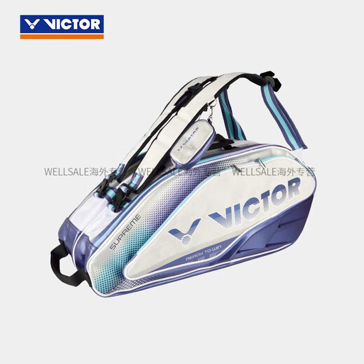 Victor flagship Victor BR9215 badminton bag sports shoulders large capacity with thermal insulation BR9215-HB moon rock grey/future dusk