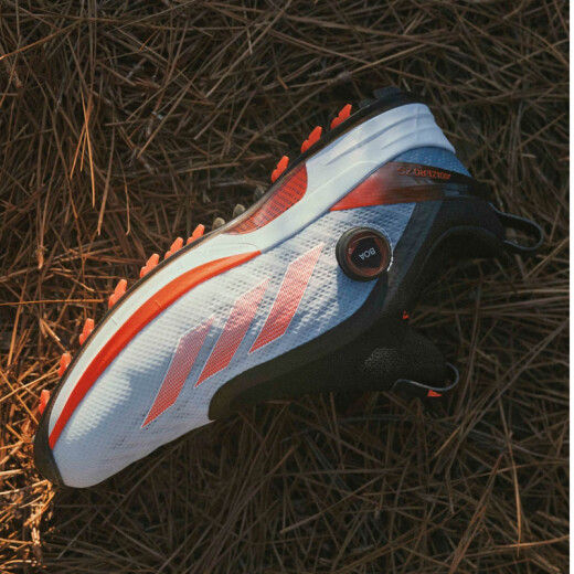 
Adidas golf shoes for men Adizero ZG BOA comfortable non-slip and water-resistant non-spiking shoes 2025 new model IH9896 white/bright red/black 43