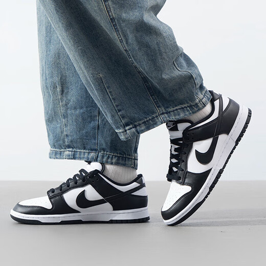 
Nike (NIKE) men's sneakers DUNK LOW RETRO board shoes casual shoes black and white panda men's shoes 2025 new black and white 2025 new black and white panda hf5441-100 39