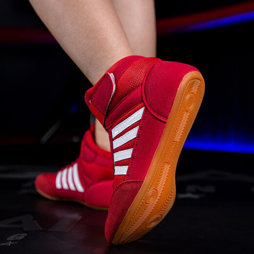 Competencia Zapatos de boxeo para niños para hombres y mujeres niños luchando contra zapatos de lucha libre de lanza SANDA RESISTENTES Y ASEMILIBLE ARTES DE MARTIA DE MARTIA DE MARTIA DE ACTROS