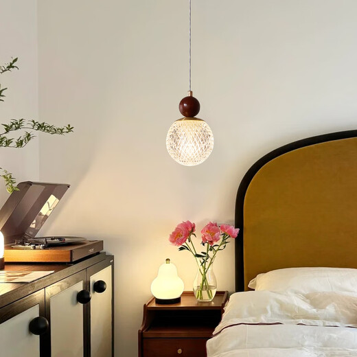 Saleen Hill Light Luxury Gang Light Corridor Korridor moderne einfache Treppe Eingang Eingangseingangsbalkon Lampe Französische Kristalllampe kleine Kronleuchter 2025 9227 reguläres Modell - Drei -Farben -Lichtwechsel