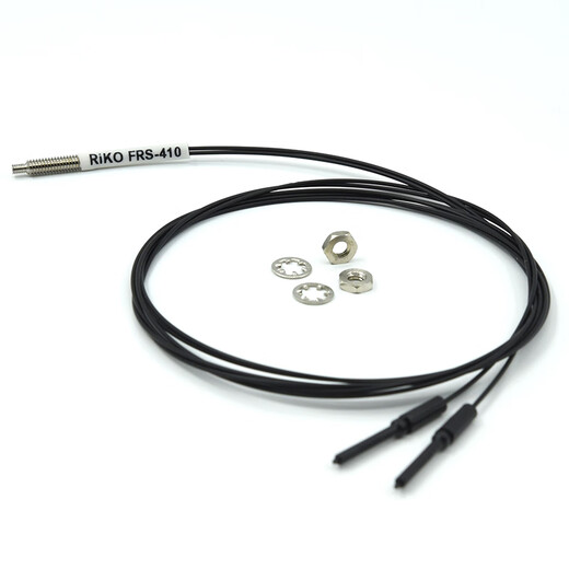 RIKO fiber optic probe FRS-310/410/510/610/-I/S/M/L infrared FRE/FT fiber optic sensor FRS-410 (M4 diffuse reflection type thin wire) I (10mm) male needle 1 meter