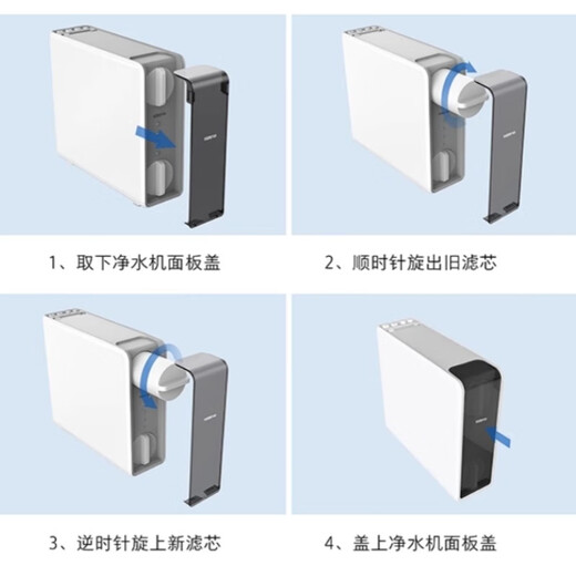 Deyi RO400-JX6625 Osmose inverse Purificateur d'eau PCF Composite / RO Membrane Filtre Élément complet Set d'élément de filtre PCF + 400G RO MARCHE D'ALTERNATION