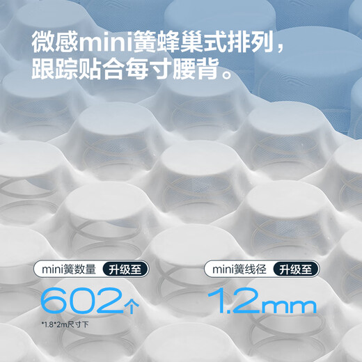 Gujia Home Furnishing Support Matelas 3dmax allemand Muller Latex Matelas Mini Spring Support Matelas M1098 1.5 * 2.0