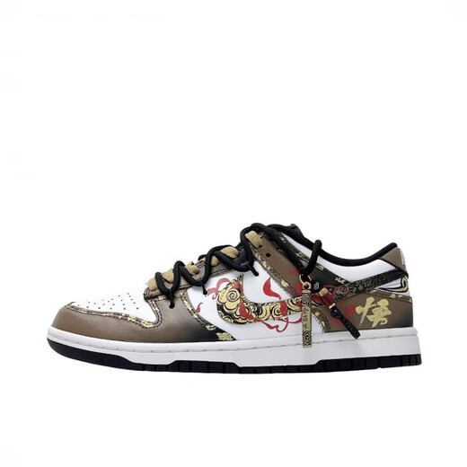 耐克（NIKE）定制球鞋  dunk 休闲日记 做旧高街 复古美式 板鞋DV0831-104 DD1391-101/CW1590-102 小绿警 40.5