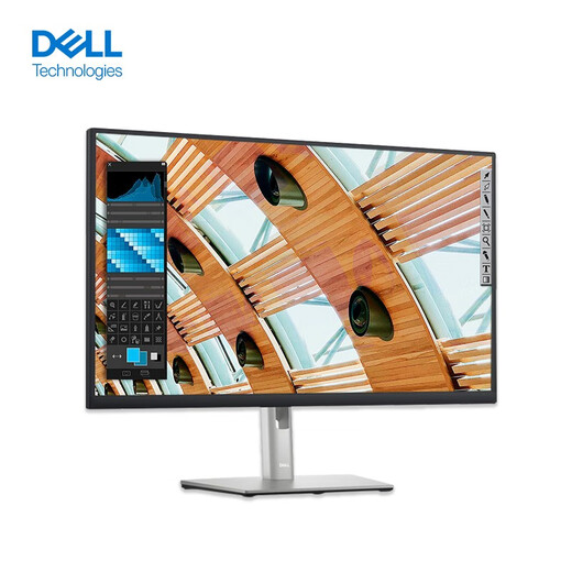 Dell (DELL) 27-inch office monitor 4K IPS Type-C 90W reverse charging anti-blue light rotating lift design retouching computer display P2723QE