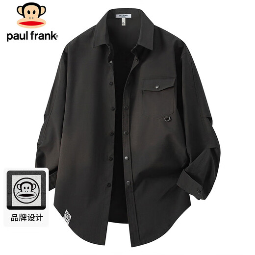 Big Mouth Monkey (Paul Frank) Chemise à manches longues Spring et automne de travail en vrac de travail masculin