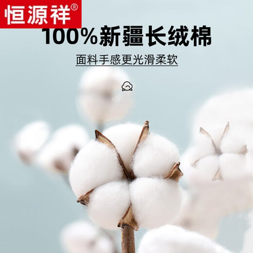 恒源祥100%纯棉免烫长袖白衬衫男士高档春秋季商务休闲正装西装衬衣男装 长 袖6623浅蓝条纹【纯全新100】 38 [体重100斤-125斤]