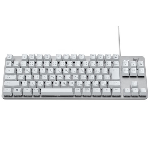 Logitech K835 Wired Mechanical Keyboard Game Special Cherry Shaft Hand Feel Blue Waft Tea Waft Office Keyboard [K835] TCT Blue Shaft Weiß