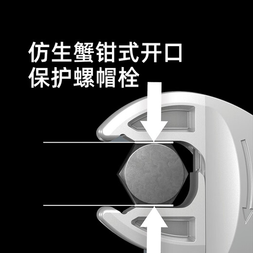 WERA imported adjustable wrench set German 6004 wrench metric and imperial large opening self-adjusting crab claw multi-function wrench XS/S/M/L 4-piece set 05020110001