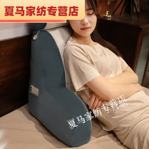 Muran Noel elevated bedside cushion soft bag bed pillow dormitory large back cushion pillow sofa waist pillow toast small pillow + headrest 60*50 cm